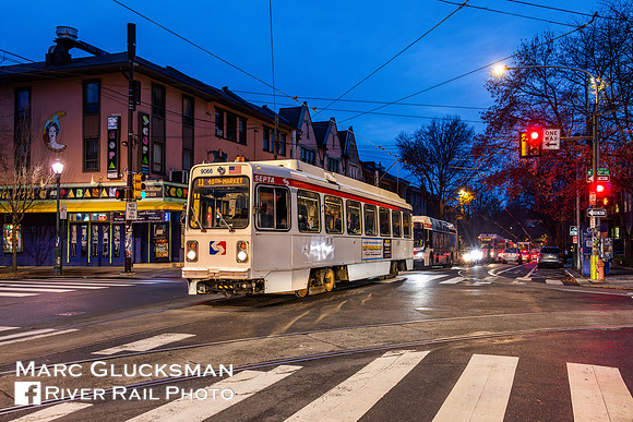 2025-11 SEPTA Trolley Diversion, Philadelphia, Pennsylvania
