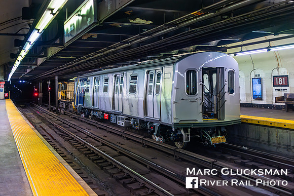 MTA NYCT Subway R-211A Single Car Delivery, NYCT D72, 181 Street, New York, New York