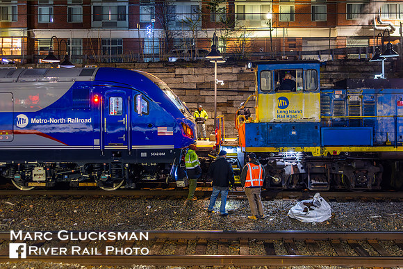 MNR LIRR Siemens SC42-DM, New Rochelle, New York