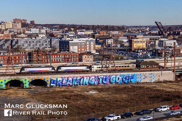 NJT Test Train, Newark, New Jersey