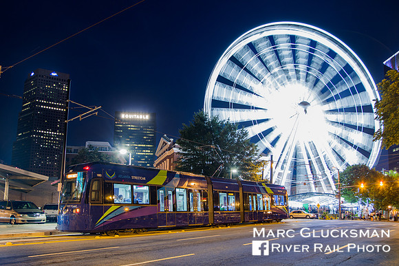 Atlanta Streetcar 1003, Centennial Olympic Park, Atlanta, Georgia