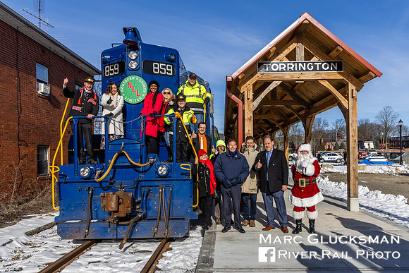 Nauagtuck Railroad/RMNE, Torrington Station Ribbon Cutting