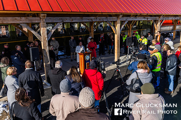 Nauagtuck Railroad/RMNE, Torrington Station Ribbon Cutting