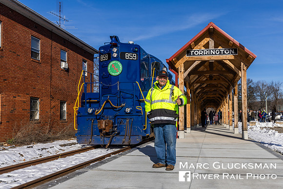 Nauagtuck Railroad/RMNE, Torrington Station Ribbon Cutting