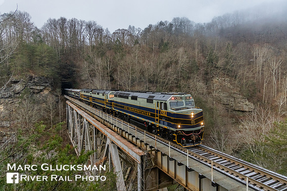 CSXT 1, CSX Santa Train, Pool Point, Elkhorn City, Kentucky