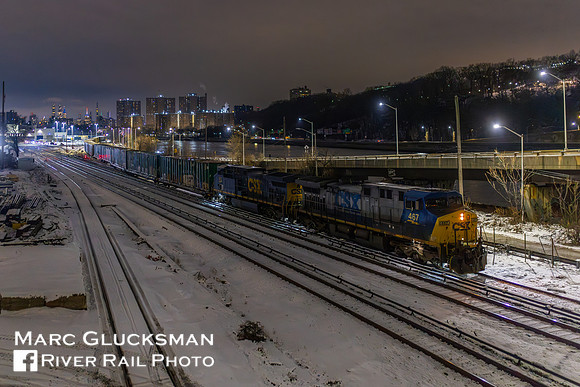 CSX M702, CSXT 467 473, Highbridge, Bronx, New York