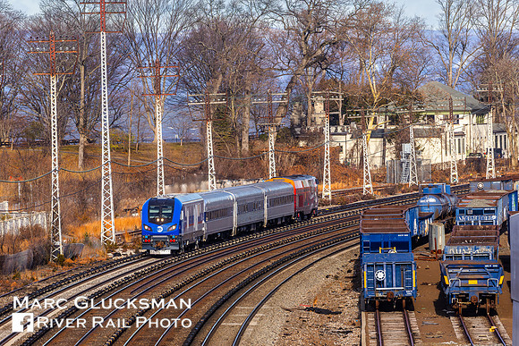 MTA Metro-North Railroad, Employee Holiday Train, Tarrytown, New York