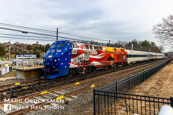 MTA Metro-North Railroad, Employee Holiday Train, Mt. Pleasant, New York