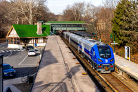 MTA Metro-North Railroad, Employee Holiday Train, Scarsdale, New York