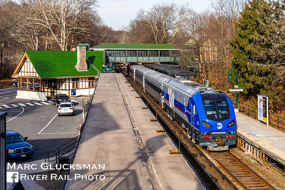 MTA Metro-North Railroad, Employee Holiday Train, Scarsdale, New York