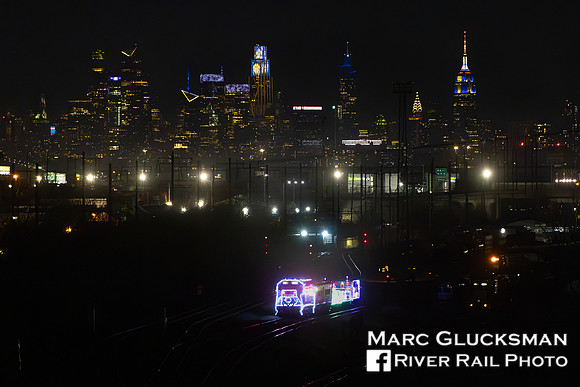 Conrail Shared Assets, Santa Train, NJTR 4208, CP Valley, Newark, NJ