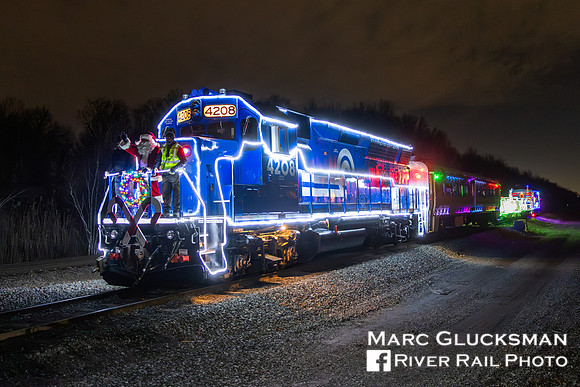 Conrail Shared Assets, Santa Train, NJTR 4208, Port Reading, NJ