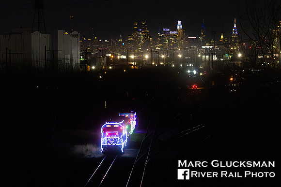 Conrail Shared Assets, Santa Train, NJTR 4208, CP Valley, Newark, NJ