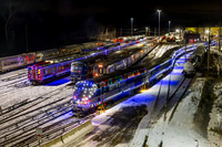 MTA Metro-North Holiday Lights, Train 2906 MNCW 203 & 9260, MNCW Brewster, New York