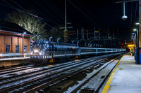 MTA Metro-North Holiday Lights, Train 6503, MNCW 203, Fairfield, Connecticut