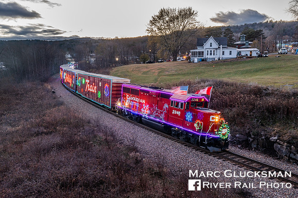 CP Holiday Train, CP 2246, Port Henry, New York