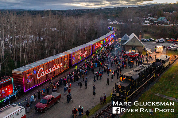 CP Holiday Train, CP 2246, Port Henry, New York