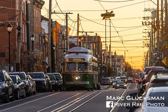 SEPTA 2328, Richmond & Indiana, Route 15/G1, Philadelphia, Pennsylvania