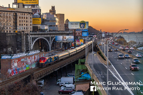 Amtrak 63 69 Combo, AMTK 108 (Phase VI/50th Ann), New York, New York