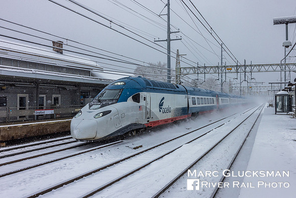 Amtrak 2271 Acela 2 AMTK 2141, Stratford, Connecticut