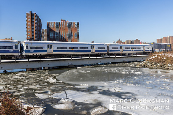 CSX M701, MNCW FICX M3A Cars, Mill Pond Park, Bronx, New York