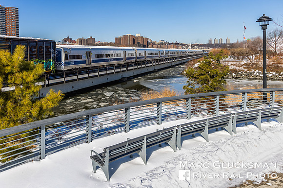 CSX M701, MNCW FICX M3A Cars, Mill Pond Park, Bronx, New York