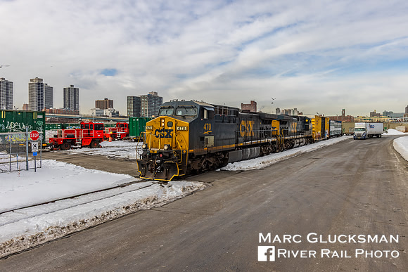 CSX M701, CSXT 470 464, Waste Management, Bronx, New York