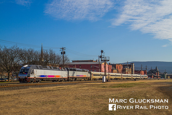 NJTR 4501, Test Train, Port Jervis, New York