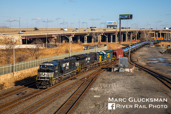 CSX K006, NS 7033 6311 CSXT 8812, CP Fran, Newark, New Jersey
