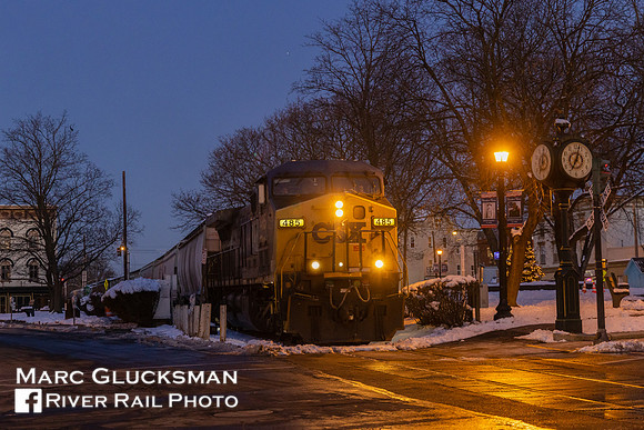 CSX L022, CSXT 485, Hudson, New York