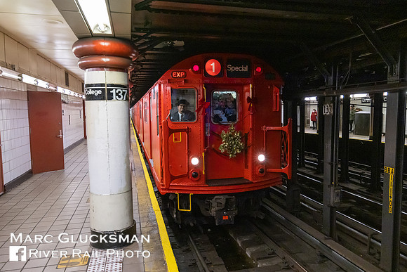 MTA NYCT Subway Holiday Train Nostalgia Special, New York, New York
