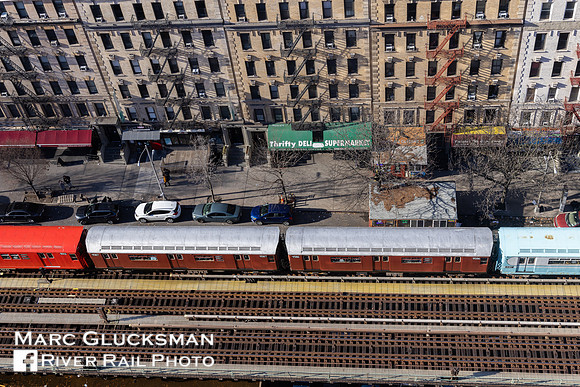 MTA NYCT Subway Holiday Train Nostalgia Special, Manhattanville, New York, New York