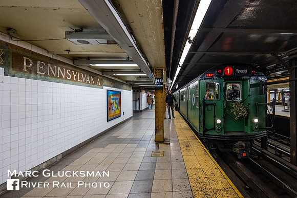 MTA NYCT Subway Holiday Train Nostalgia Special, 34 Street, New York, New York