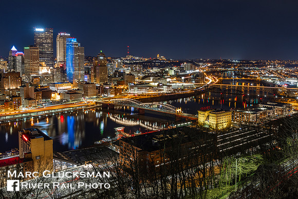 Night From Mount Washington, Pittsburgh, Pennsylvania