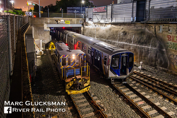 MTA NYCT Subway R211A Option Car Delivery, New York, New York