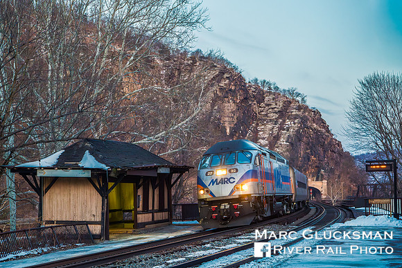Marc Train 873 MARC 22, Harpers Ferry, West Virginia