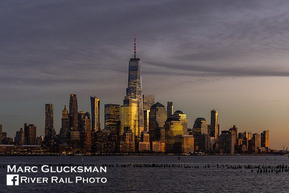 Freedom Tower, New York, New York, from Hoboken, New Jersey