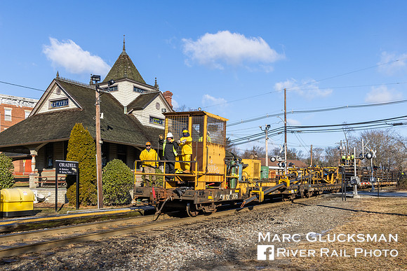 Rail Train at Oradell, New Jersey