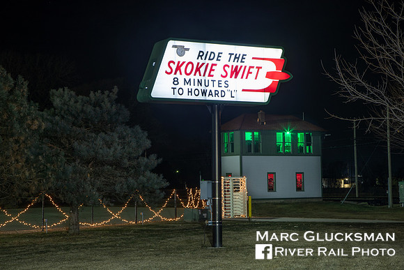 Chicago CTA Skokie Swift Sign, Illinois Railway Museum, Union, Illinois