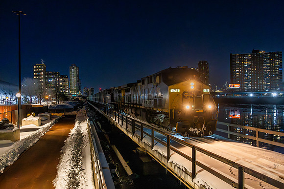 CSX M702-24 CSXT 478 467, Oak Point Link, Bronx, New York