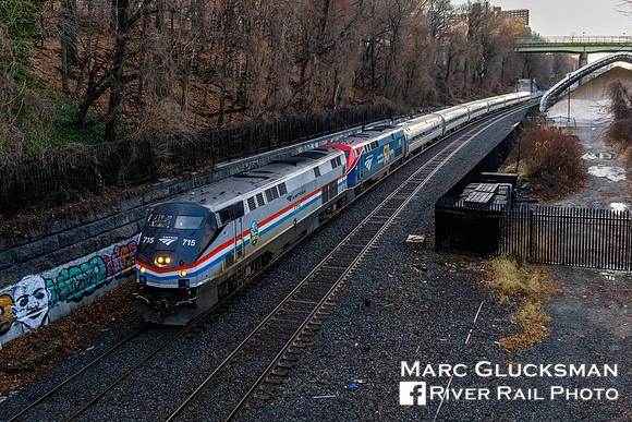Amtrak 63 AMTK 715 108, New York, New York