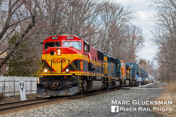 CSX Q262, KCS 3915, Tappan, New York