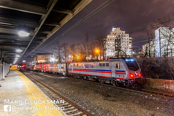 SEPTA SPAX 913 2403 MARC 7704 7705, Trenton, New Jersey