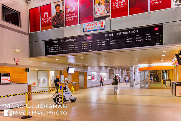 NJT Solari Board, Trenton, New Jersey