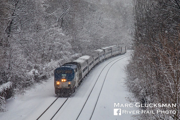 Amtrak 49 AMTK 708. New York, New York
