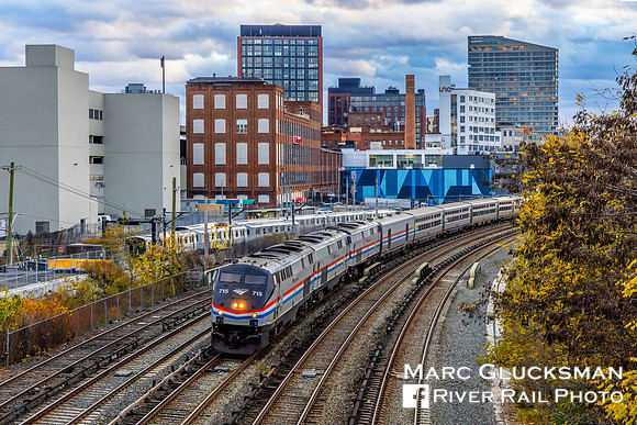 Amtrak 49 AMTK 715 706 705, Yonkers, New York
