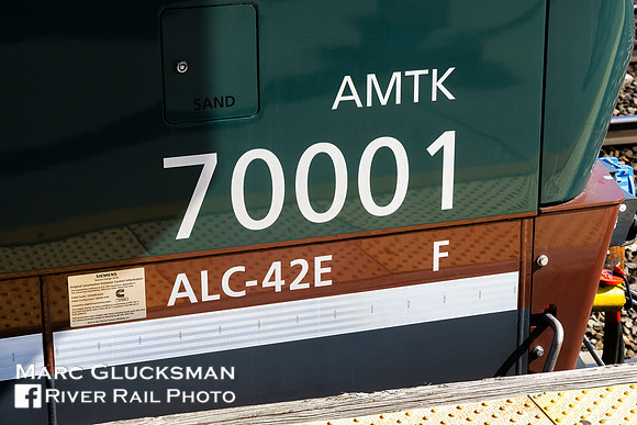 Amtrak Siemens Airo Trainset, Newark Airport Station, Newark, New Jersey