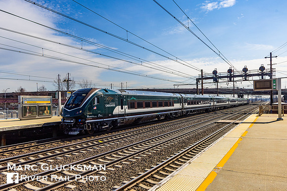 Amtrak Siemens Airo Trainset, Newark Airport Station, Newark, New Jersey