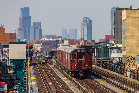 MTA NYCT Subway/NYTM, Baseball Nostalgia Special, R-33/R-36, Queens, New York