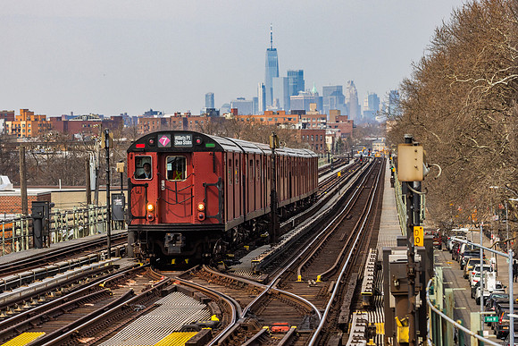 MTA NYCT Subway/NYTM, Baseball Nostalgia Special, R-33/R-36, Queens, New York